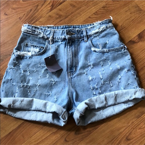 LF Pants - LF Carmar destroyed shorts